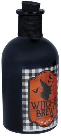 ASSORTED GLASS POISON BOTTLES, 13 CMS.