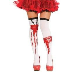 POŃCZOCHY Z KRWIĄ  BIAŁO-CZERWONE