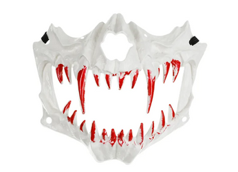 MASKA CZASZKA 16.5 X 14 CM HALLOWEEN