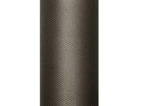 Tiul gładki, czekoladowy brąz, 0,50 x 9m