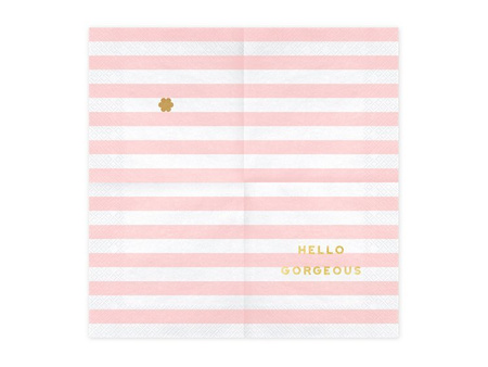 SERWETKI 33x33cm HELLO GORGEOUS 20szt.