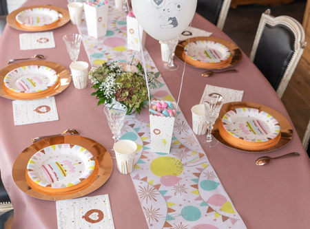 KUBECZKI PAPIEROWE HAPPY BIRTHDAY ŚWIECZKI 270 ML 10 SZT