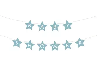 BANER BABY SHOWER JASNONIEBIESKI 290 CM