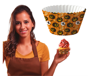 PAPILOTKI DO MUFFINÓW 50 SZTUK HALLOWEEN