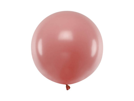 BALON LATEKSOWY 60 CM OKRĄGŁY PASTEL WILD ROSE
