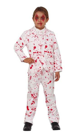 STRÓJ ZAKRWAWIONY GARNITUR