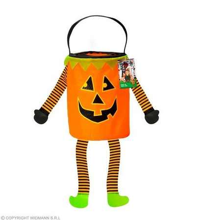 TORBA NA SŁODYCZE DYNIA Z RĘKAMI