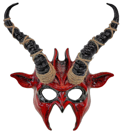 MASKA HALLOWEENOWA ROGI DIABŁA 