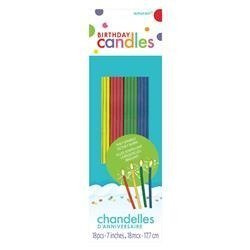 ŚWIECZKI ZIMNE OGNIE KOLOROWE 18 szt.