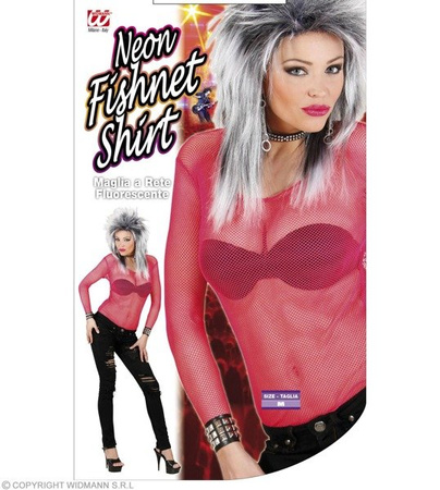 BLUZKA Z SIATKI RÓŻOWA