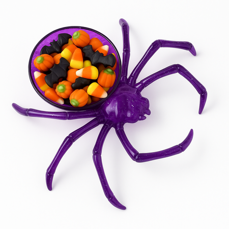 TALERZ PAJĄK FIOLETOWY