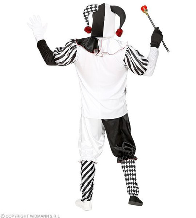 STRÓJ HARLEQUIN CZARNO-BIAŁY