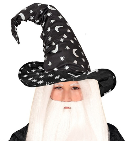 KAPELUSZ CZAROWNICY DZIECIĘCY GWIAZDKI KSIĘŻYCE