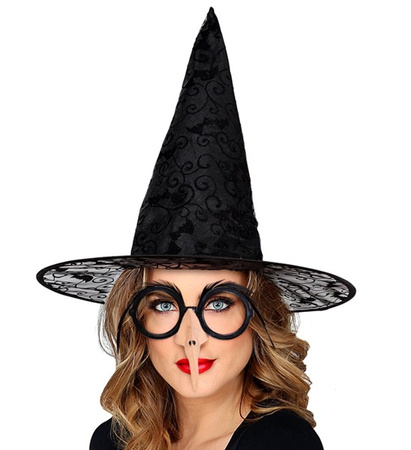 KAPELUSZ CZAROWNICY NIETOPERZE