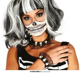 ZESTAW NASZYJNIK Z BRANSOLETKĄ HALLOWEEN