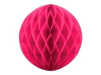 KULA BIBUŁOWA 40CM CIEMNY RÓŻ