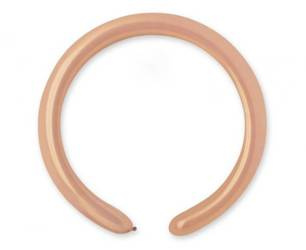 BALONY LATEKSOWE BRUDNY RÓŻ DO MODELOWANIA 100 SZT