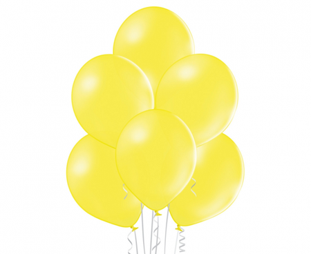BALONY LATEKSOWE ŻÓŁTE YELLOW BELBAL 30 CM 100 SZT