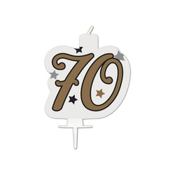 ŚWIECZKA NA TORT  70 URODZINY