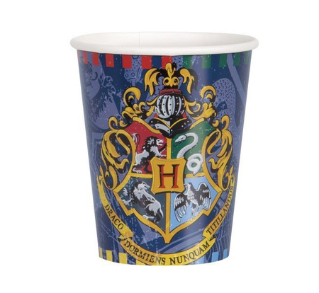KUBECZKI PAPIEROWE HARRY POTTER 270ml, 8 szt.