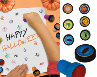 STEMPLE HALLOWEENOWE DLA DZIECI 6 SZT