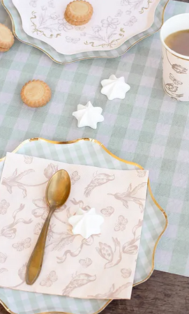 SERWETKI PAPIEROWE BEŻOWE 33 X 33 CM 12 SZT