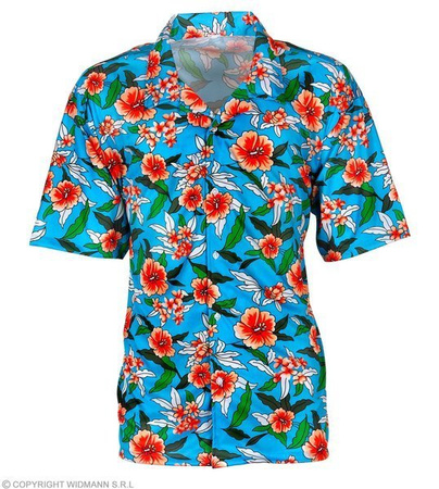 KOSZULA HAWAJSKA NIEBIESKA