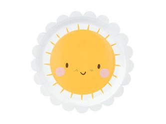 TALERZYKI SŁONECZKO 18 CM 6 SZT.