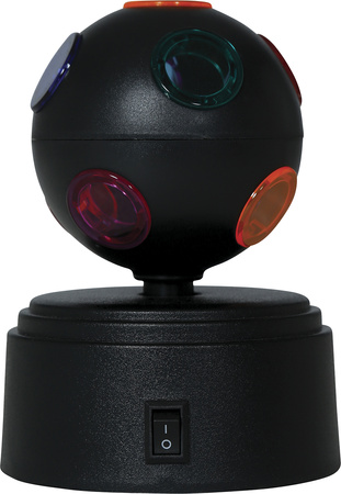 KULA DYSKOTEKOWA LED 9X9X12 CM NA BATERIE