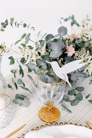 Wizytówki na kieliszki Koliber, 12,5 x 10cm (1 karton / 50 op.) (1 op. / 10 szt.)