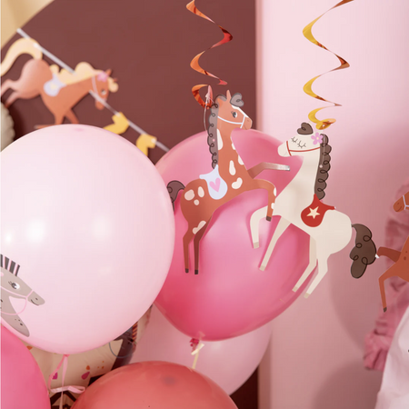 ŚWIDERKI URODZINOWE KONIKI 6 SZT