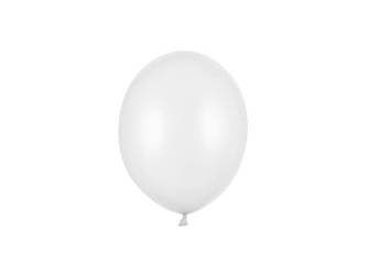 BALONY STRONG 12 CM METALIK BIAŁY 100 SZT