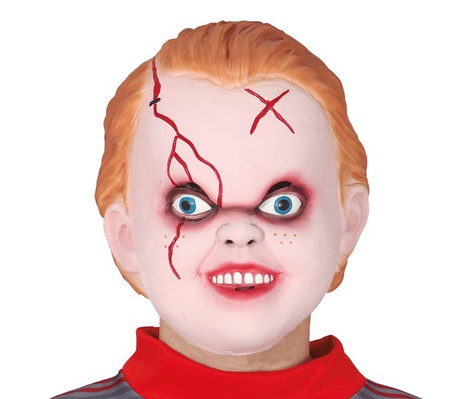 MASKA LATEKSOWA DZIECKO Z HORRORU