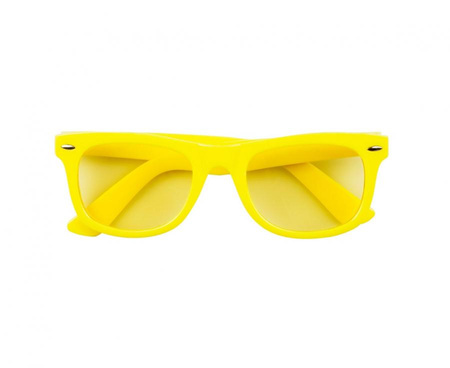 OKULARY NEONOWE ŻÓŁTE