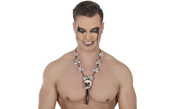 NASZYJNIK Z CZASZKAMI HALLOWEEN