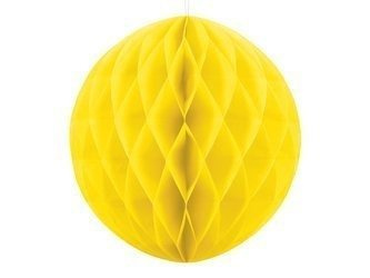 KULA BIBUŁOWA 20CM ŻÓŁTA