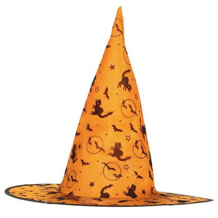 KAPELUSZ CZAROWNICY POMARAŃCZOWY