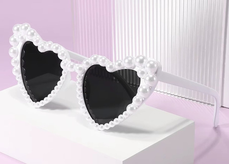 ZESTAW OKULARY SERCA 10 SZTUK I PEREŁKI DIY