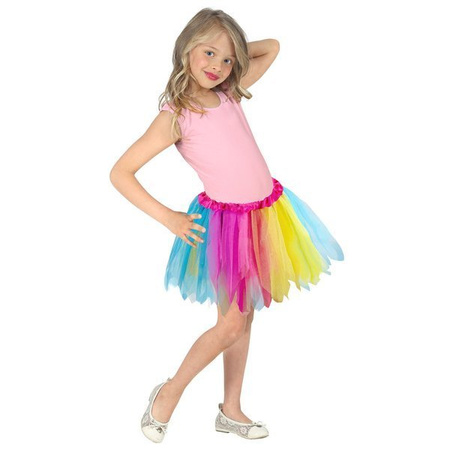 SPÓDNICZKA TUTU WIELOKOLOROWA 30 CM