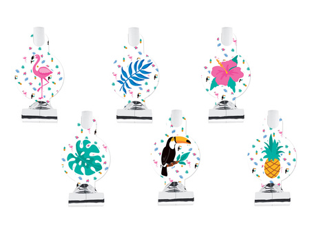 GWIZDKI TRĄBKI ROZWIJANE ALOHA 6 SZT