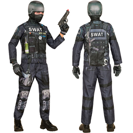 STRÓJ DZIECIĘCY SWAT POLICJANT 