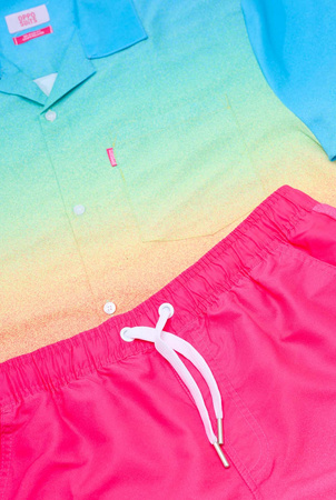 ZESTAW LETNI MĘSKI OMBRE OPPOSUITS