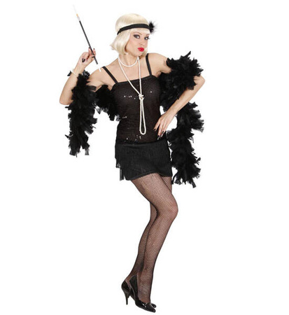 SUKIENKA FLAPPER CZARNA 