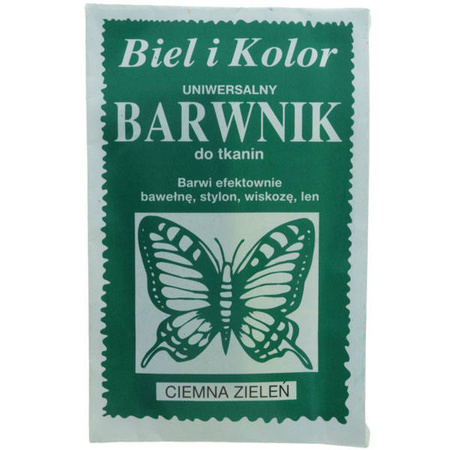 BARWNIK DO TKANIN CIEMNA ZIELEŃ 1 szt.