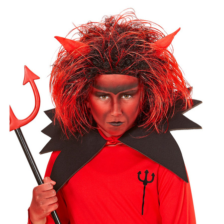 PERUKA DIABEŁ DIABBLICA KIDS