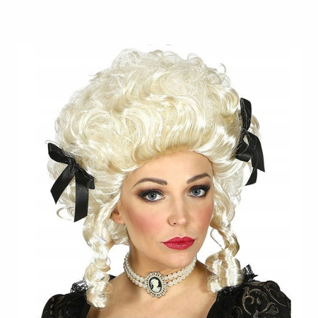 PERUKA KOLONIALNA DAMA BIAŁA