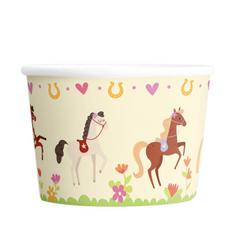 KUBECZKI DO LODÓW KONIKI 150 ML 6 SZT