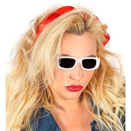 OKULARY BIAŁE PIOSENKARZA