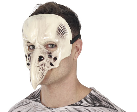 MASKA KRUKA SZKIELETA HALLOWEENOWA