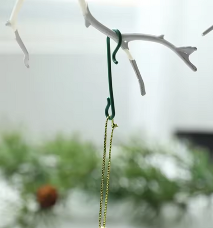 HACZYKI PLASTIKOWE DO BOMBEK 30 SZT ZIELONE ŚWIĘTA